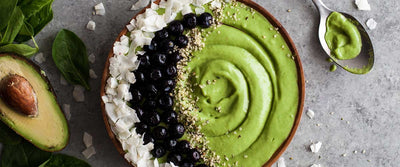 All Green Smoothie Bowl with Kefir