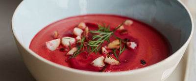 Beetroot, Tomato and Macadamia Nut Soup
