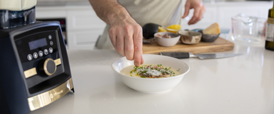 Frank Fawkner's Cauliflower Soup with Prosciutto, Parmesan (& Truffle)