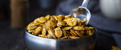 Curry Spice Roasted Pumpkin Seeds