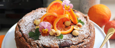 Flourless Hazelnut & Blood Orange Cake