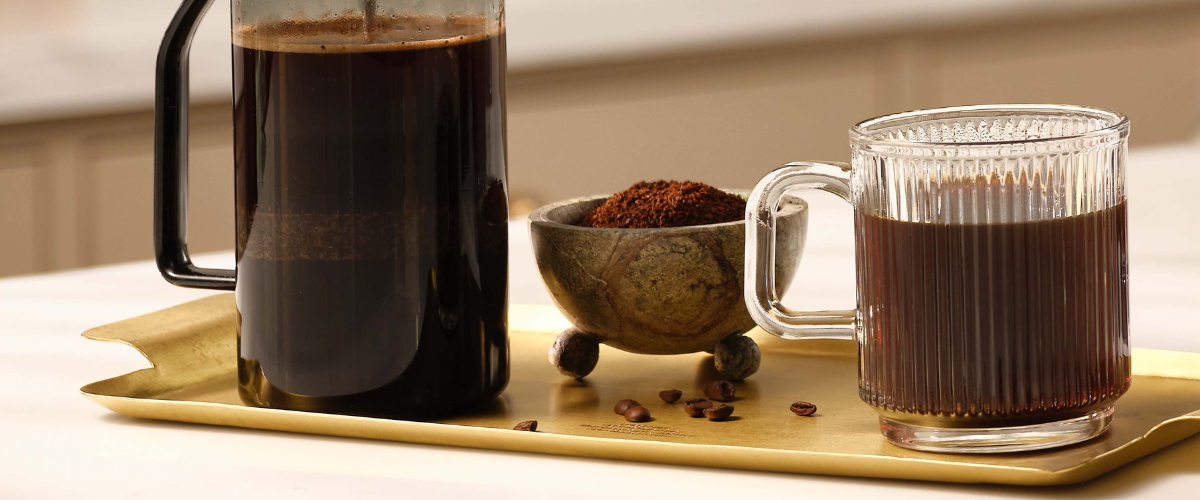 4 cup coffee press North Bank Tea and Coffee Press 4 cup 850 ml (29 oz) with cork base