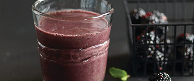 Freshly Minted Berry Smoothie