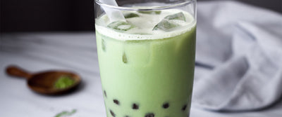 Iced Bubble Matcha Tea