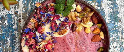 Passionfruit & Blueberry Smoothie Bowl