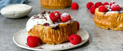 Raspberry & Choc Blender Cakes