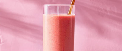 Watermelon Peach Chamomile Smoothie