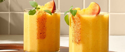 Peach Hot Honey Margarita
