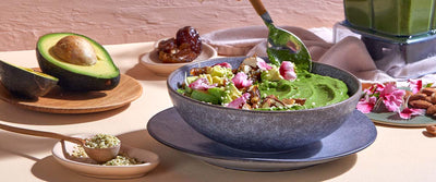 Savoury Avocado Smoothie Bowl