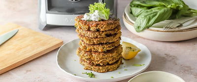 Spiced Cauliflower Fritters With Mango Mayonnaise