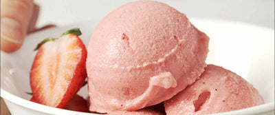 Real Strawberry Ice Cream