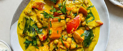 Veggie Coconut & Chickpea Curry