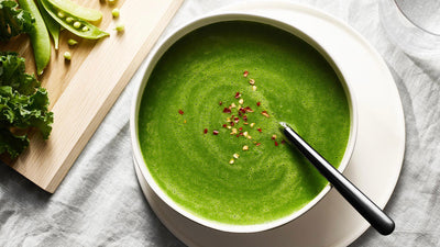 Vegan Pea and Kale Soup