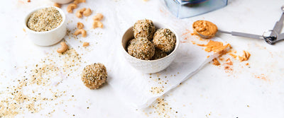 White Chocolate Peanut Butter Energy Balls